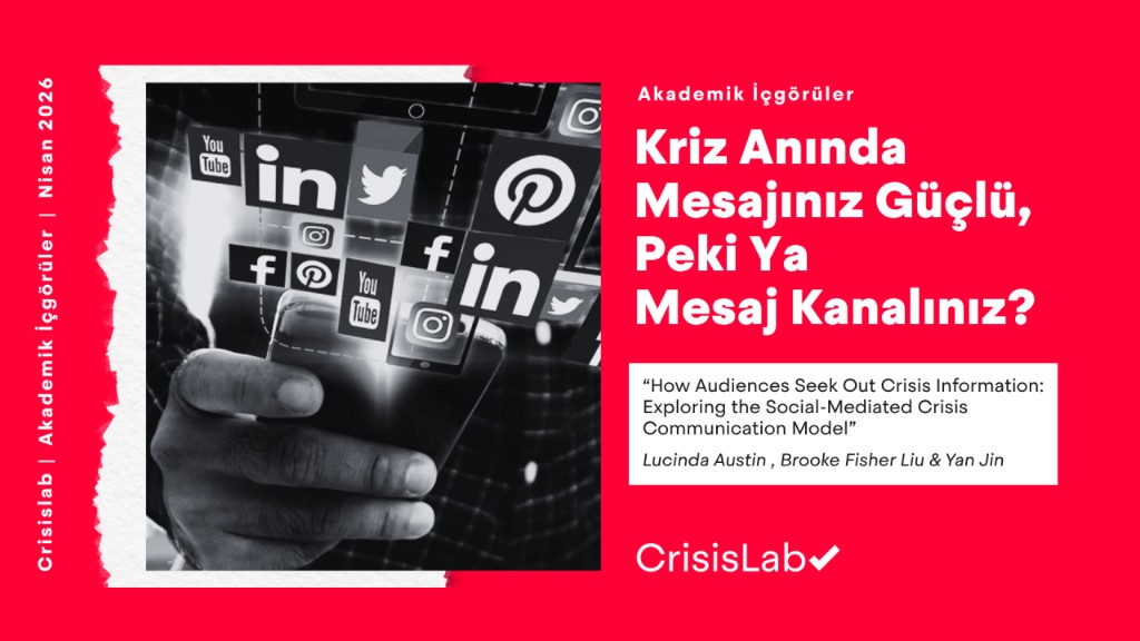 Kriz Anında Mesajınız Güçlü, Peki Ya Mesaj Kanalınız?